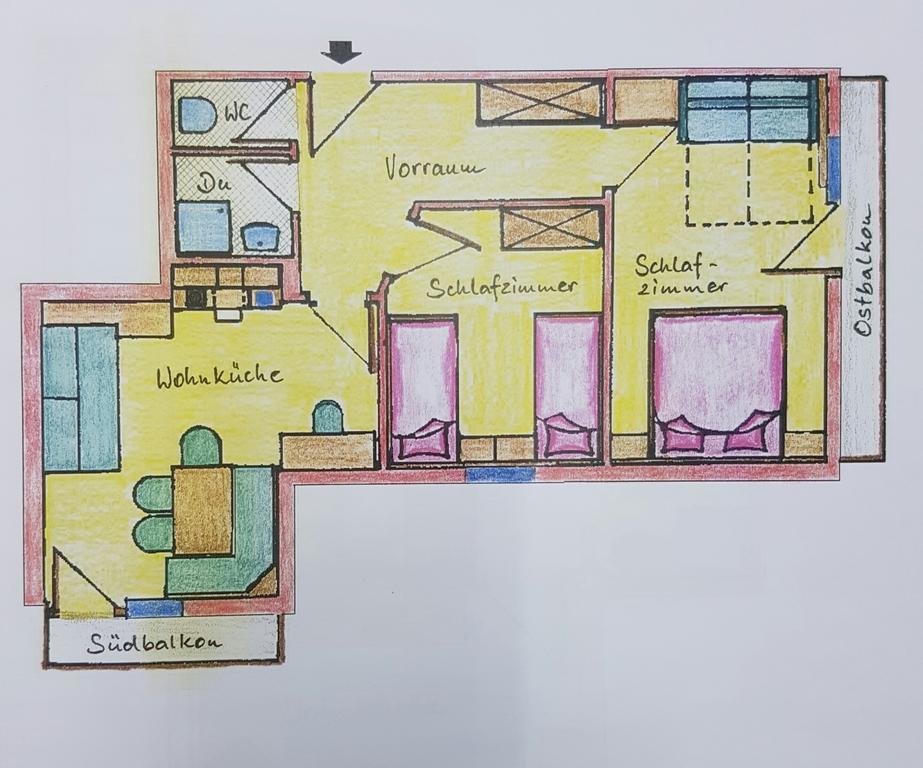 رامساو أم داتشستين Appartementhaus Sonne المظهر الخارجي الصورة